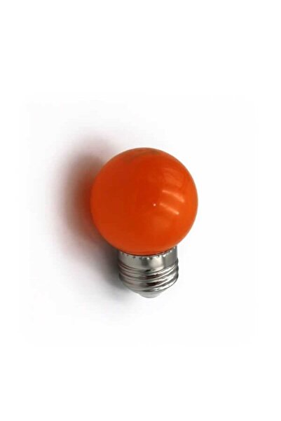 Adeleq Λάμπα LED σφαιρική G45, 2W, για ντουί Ε27, Πορτοκαλί