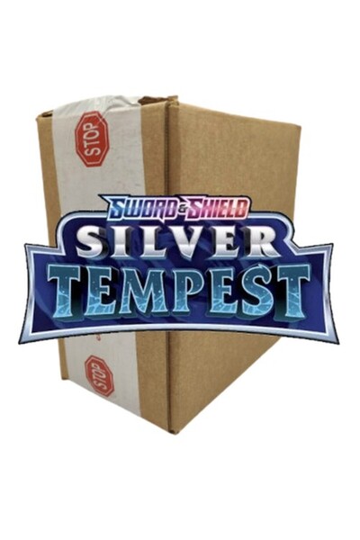 Pokemon Carcasă booster Tempest 24 cu mânecă argintie