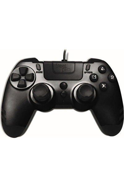 Other Steelplay Metaltech Ενσύρματο Χειριστήριο για PC / PS3 / PS4 Μαύρο