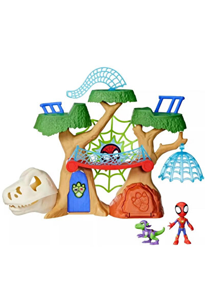 TOYFEST Spidey and His Amazing Friends Marvel Spider-Man Dino Webs Treehouse