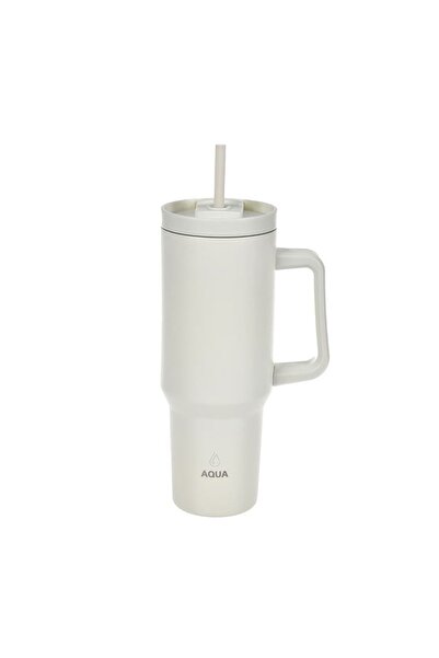 OEM Cană termos din oțel inoxidabil multicolor cu mâner, 1200 ml, pentru cafe...