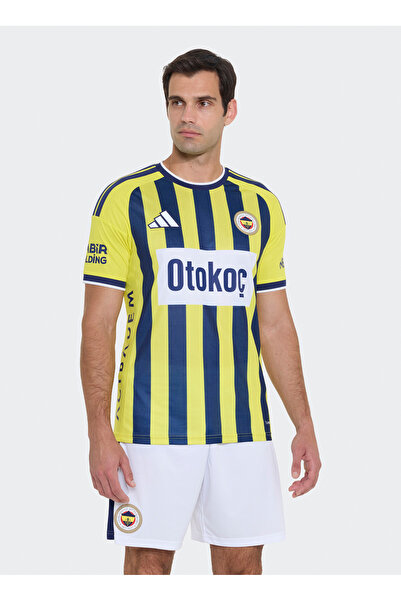 adidas KE4420FEN H JSY Sarı Çizgili Normal Fit Erkek Forma