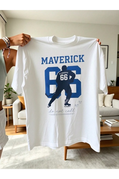 Vordevia Tricou oversize din bumbac imprimat Off Campus Dean Dı Laurentıs 66