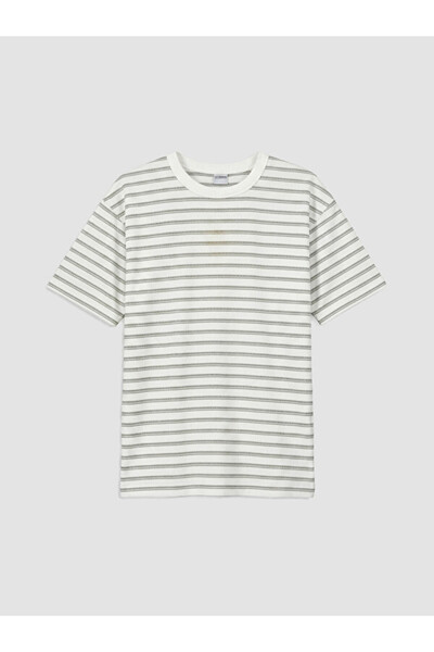 LC Waikiki Sparkling Choices from Shining Store Zero Roba Collar Striped Boy'...