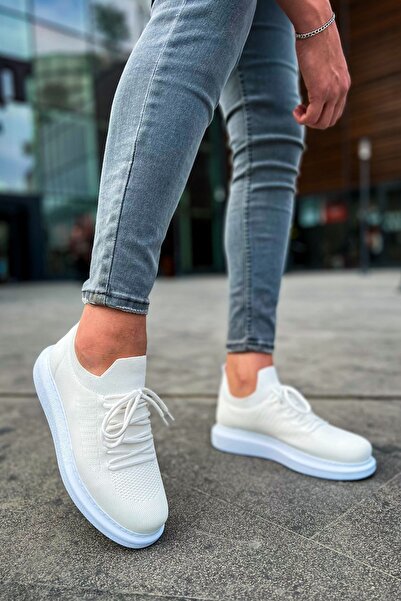 GÜR MODA AYAKKABI YÜKSEK KALİTE UZUN ÖMÜRLÜ TRİKO ORTOPEDİK DİKİŞLİ DERİ KAYMAZ TABAN GÜNLÜK KLASİK SPOR AYAKKABI