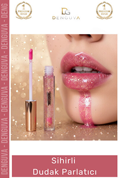 Denguva #DudakParlatıcı Renk değiştiren Ph Duyarlı Şeffaf Parlatıcı Pembe Doğ...