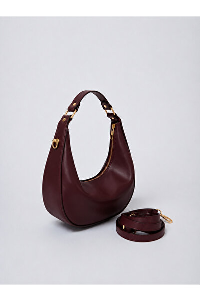 fular & bags Women's Zippered Adjustable Long Strap Shoulder and Shoulder Bag