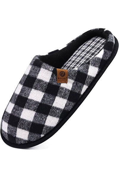 ONCAI Papuci de Casă Bărbați cu Memory Foam, Interior Călduros și Talpă Antid...