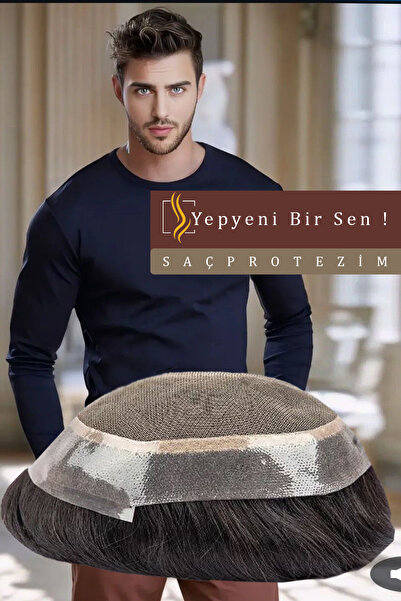SP sacprotezim yepyeni bir sen SACPROTEZİM Protez Saç Avustralya 6x8 Renk 2 (...