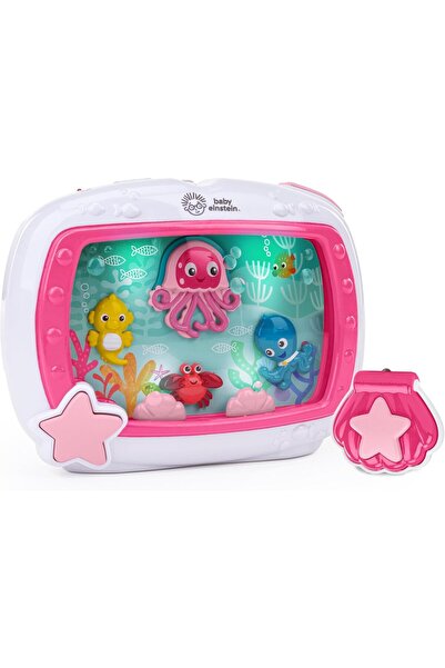 Baby Einstein جهاز Sea Dreams Soother للسرير، يضيء ويشغل الموسيقى مع جهاز تحك...
