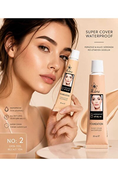 VitaMood Yaşam Blera BB Foundation No. 1 Light Beige Super Covering Waterproo...