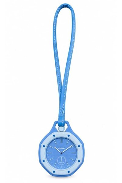 Generic De Sport 8D Design Pocket Watch and Fob with Leather Hanging Strap