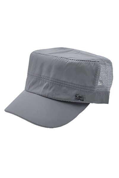 AXE SPORTSWEAR Letnja dimno siva kapa sa podesivom kopčom na leđima, ventilac...