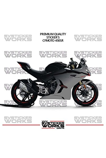 ARONA Cfmoto 450Sr Fairing Sticker Double Color Engine Fairing Model Ready Ki...