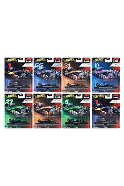 HOT WHEELS Premium Formula 1 HRV11-979K 8'li Set
