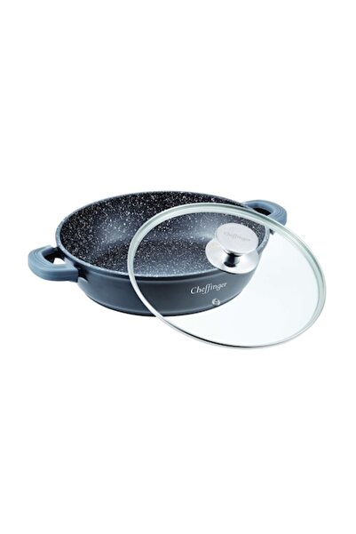 Chef Oală cu interior marmorat și capac 24CM 2.3L CF-SC24