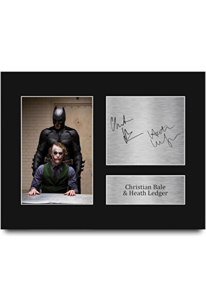 HWC Trading Christian Bale & Heath Ledger The Dark Knight Joker Gifts Printed...