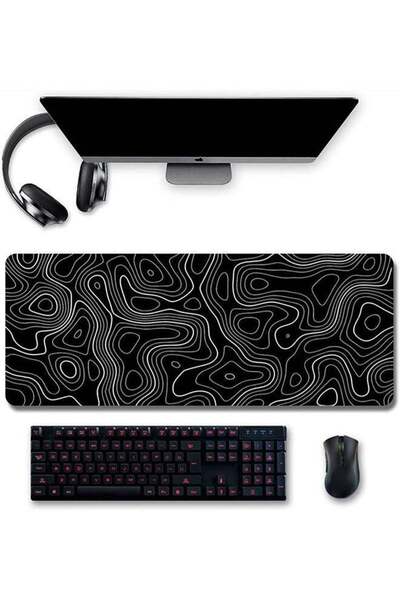 Arabest Large Gaming Mouse Pad 80x30cm, Waterproof Anti-Slip Rubber Base for ...