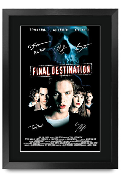 HWC Trading ملصق مطبوع FR A3 Final Destination 1 مع صورة موقعة للمعجبين بذكري...