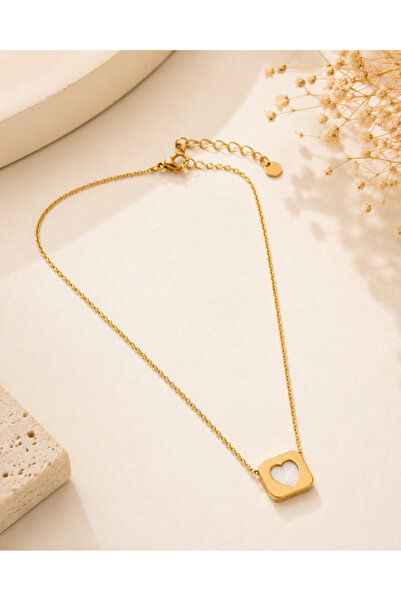 Archhazel Jewelery Heart Steel Necklace