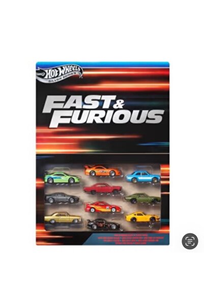 HOT WHEELS Silver Series Fast & Furious Temalı 10'Lu Set