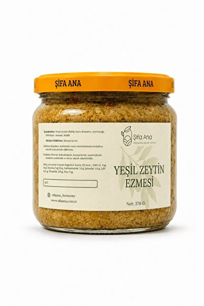 FERMENTE ATÖLYE YEŞİL ZEYTİN EZMESİ