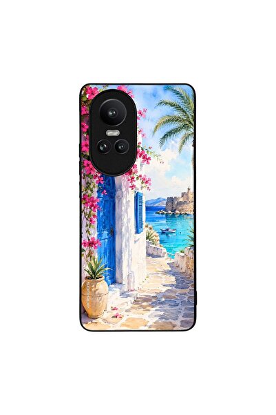 Sonique Θήκη SoniqueGreek Island Muse Series για Oppo Reno10 Pro 5G Σοκάκι Ρόδου