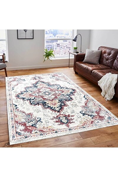 Handpicked Furniture سجادة زرقاء عتيقة الطراز، سجاد ناعم للغاية لغرف النوم وا...