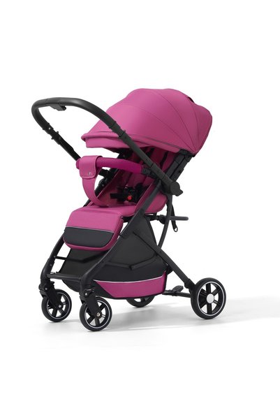 Crestj Luxury Foldable Baby Stroller |   Practical and Lightweight Design with Protective Canopy and Flexible Wheels, Size 66X35X108 Cm,