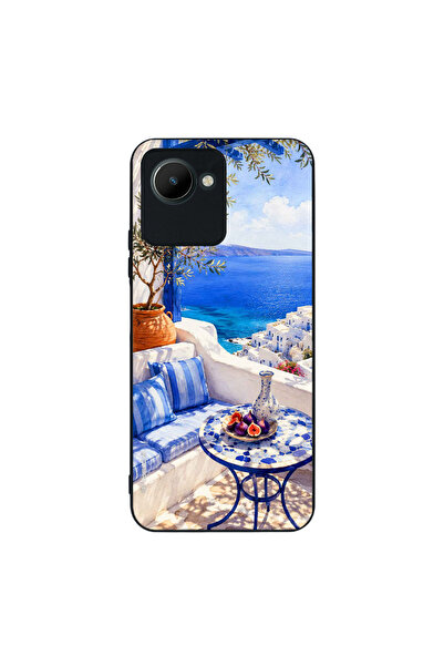 Sonique Θήκη Greek Island Muse Series για Realme C30 Θέα του Αιγαίου