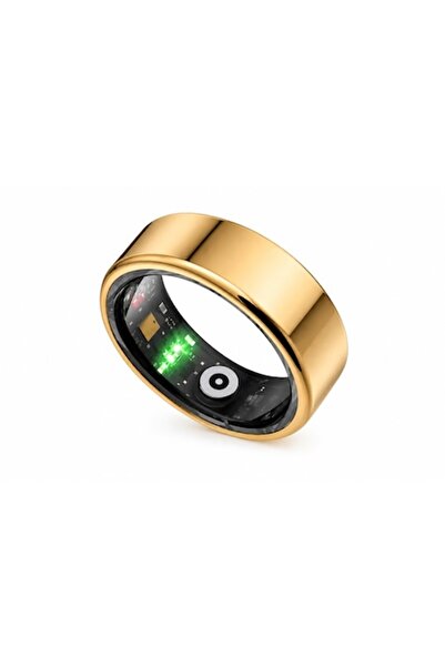 OEM Inel Smart Fitness Marimea 9, Oțel Inoxidabil Auriu, Monitorizare Somn și...