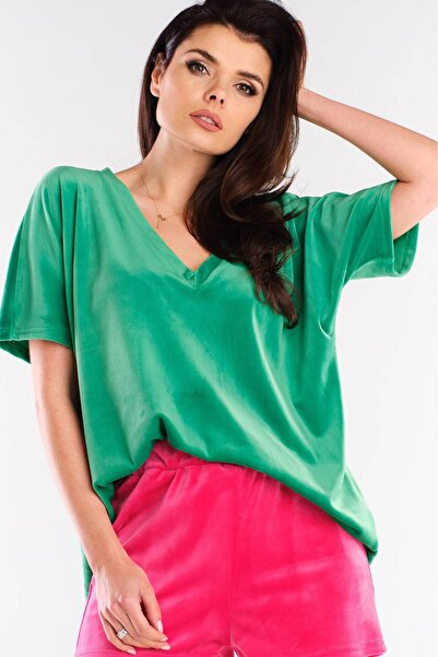 Awama Bluza Awama, Poliester, Verde, Marime Unica