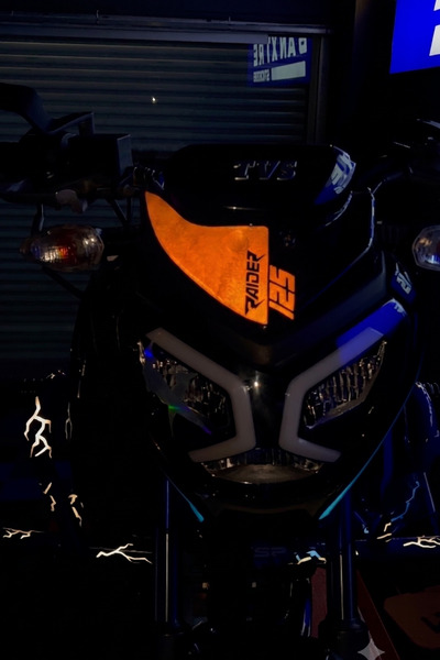 Banxtre Raider 125 Written Head Detail Sticker (1 Piece) for Tvs Raider