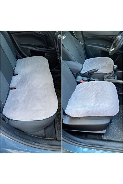 TakÇalıştır Soft Furry Plush Sleeping Car Seat Cover Protector Cushion Front ...