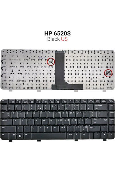 OEM Πληκτρολόγιο φορητού υπολογιστή για 6520S και αγγλική (ΗΠΑ) διάταξη σε μα...