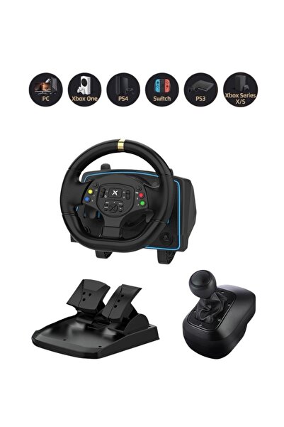 JOYCOR Oyuncu Direksiyon Seti - PC, PS4, PS3, Xbox One S/X ,Switch Uyumlu, Ot...