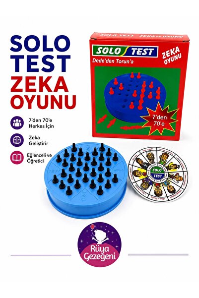 Rüya Gezegeni Solo Test Zeka Oyunu Kutulu