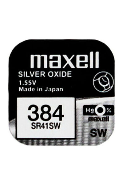 Maxell Μπαταρία ρολογιού οξειδίου του αργύρου SR41 1.55V 1 τεμάχιο