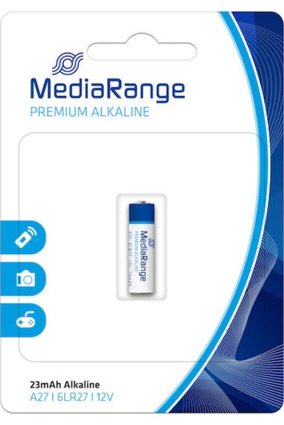 MediaRange Αλκαλικές Μπαταρίες A27 Premium 12V Κωδικός: MRBAT115
