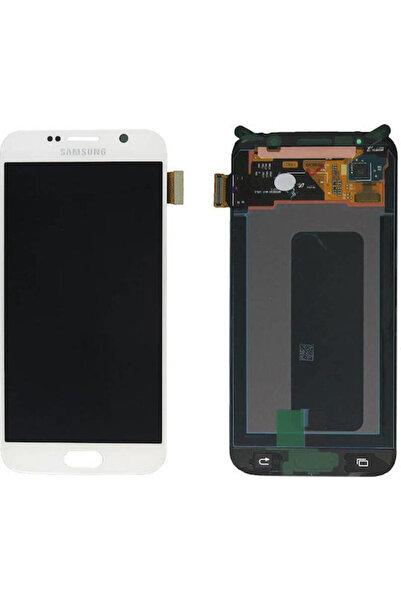 Samsung Οθόνη με Μηχανισμό Αφής για Galaxy S6 (Λευκό) Κωδικός: GH97-17260B