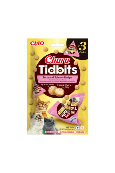 Inaba Churu Gustări pentru Pisici cu Ton și Somon 3 x 14 g