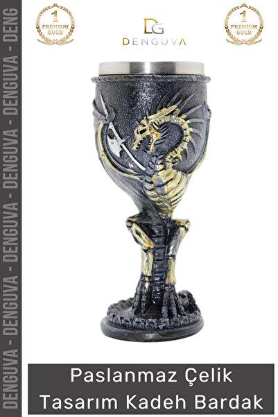 Denguva # Cup Stainless Steel Decorative Design Stylish Luxury Durable Gift 1...