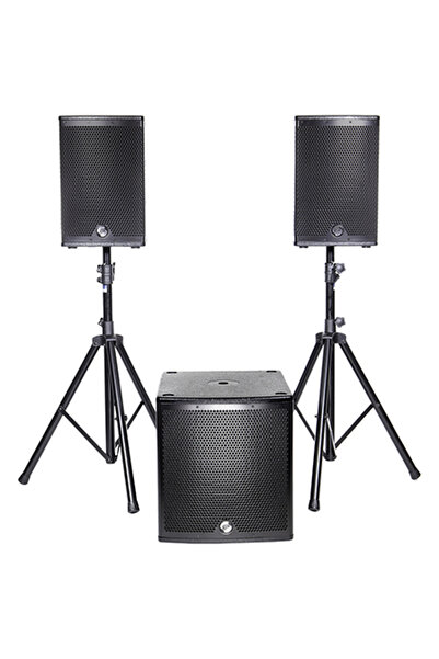 ELOKANCE ELO 800 MK2 Sistem de difuzoare PA active cu stative și cabluri