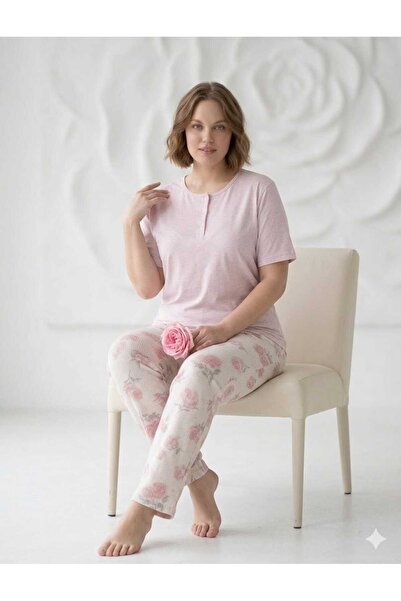 Sude HOMEWEAR Set de pijama dimensiune Plus