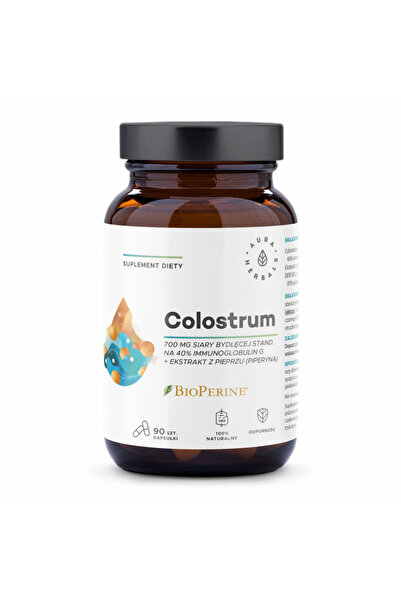 Aura Herbals Colostru 700mg + Bioperine 90 capsule.