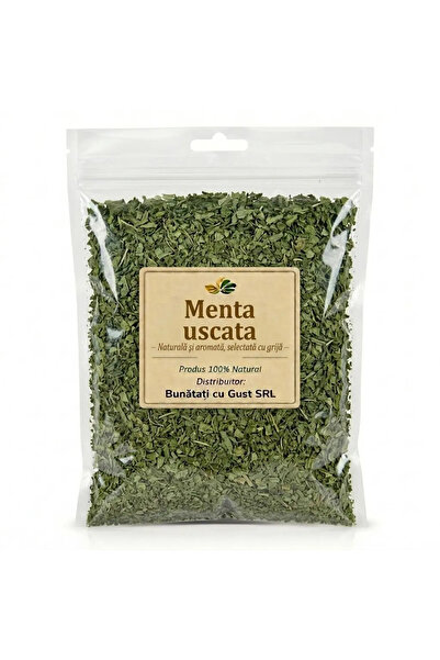 Bunatati cu gust Mentă uscată 100 g – condiment aromatic