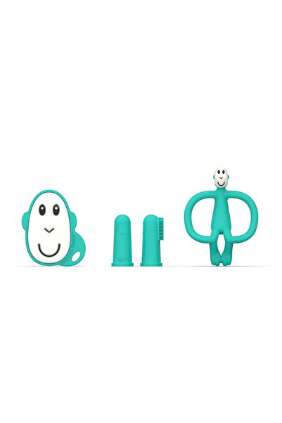 Generic Brand Matchstick Monkey "My First Teeth" Silicone Teether Starter Set...
