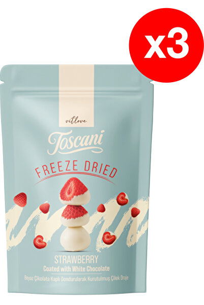 vit'love toscani Toscani Premium Căpșuni Liofilizate Înghețate în Ciocolată A...