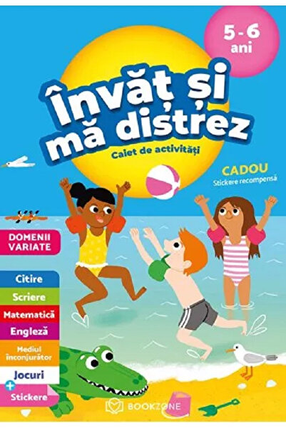 Editura Bookzone Învăț și mă distrăsește 5-6 ani, Christelle Chambon - Editur...