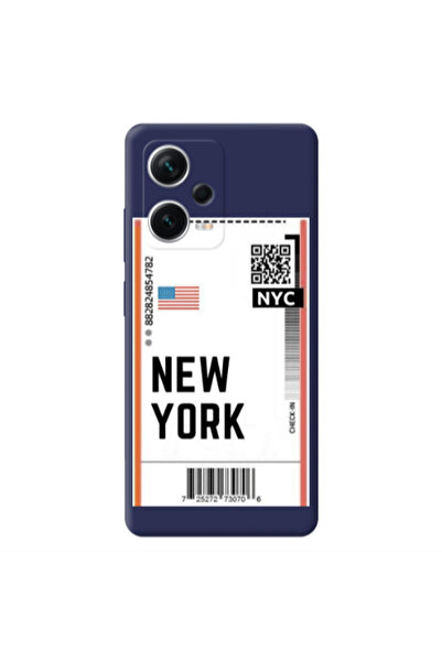Other Xiaomi Poco X5 New York NYC Dark blue Colored Silicone TPU Θήκη